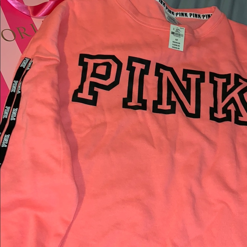 ‼️SOLD‼️ NWT PINK sweatshirt - Picture 2 of 3
